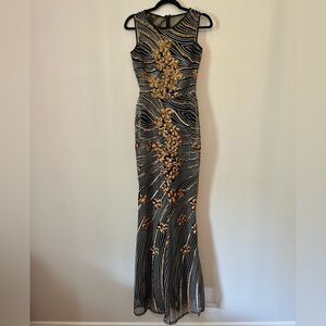 Sequined Maxi Dress